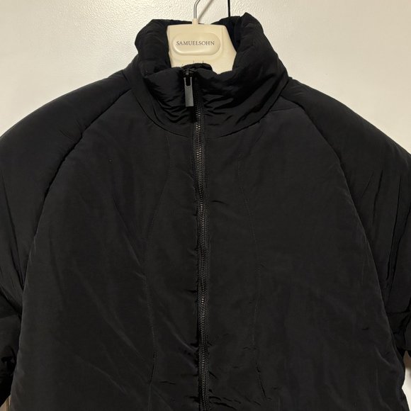 Cottweiler BNWT Erosion Puffa Black Bomber Jacket M-L - Picture 2 of 16